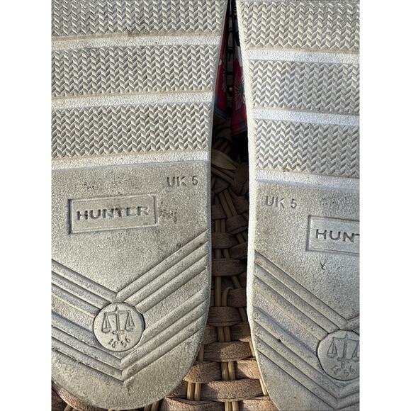 Hunter Sandals Womens US 7 UK 5 Flip Flop Slides Multicolor Floral - Picture 6 of 13